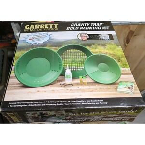 Garrett Gold Panning Kit Complete with Gravity Trap Pan Garrett Gold Panning Kit